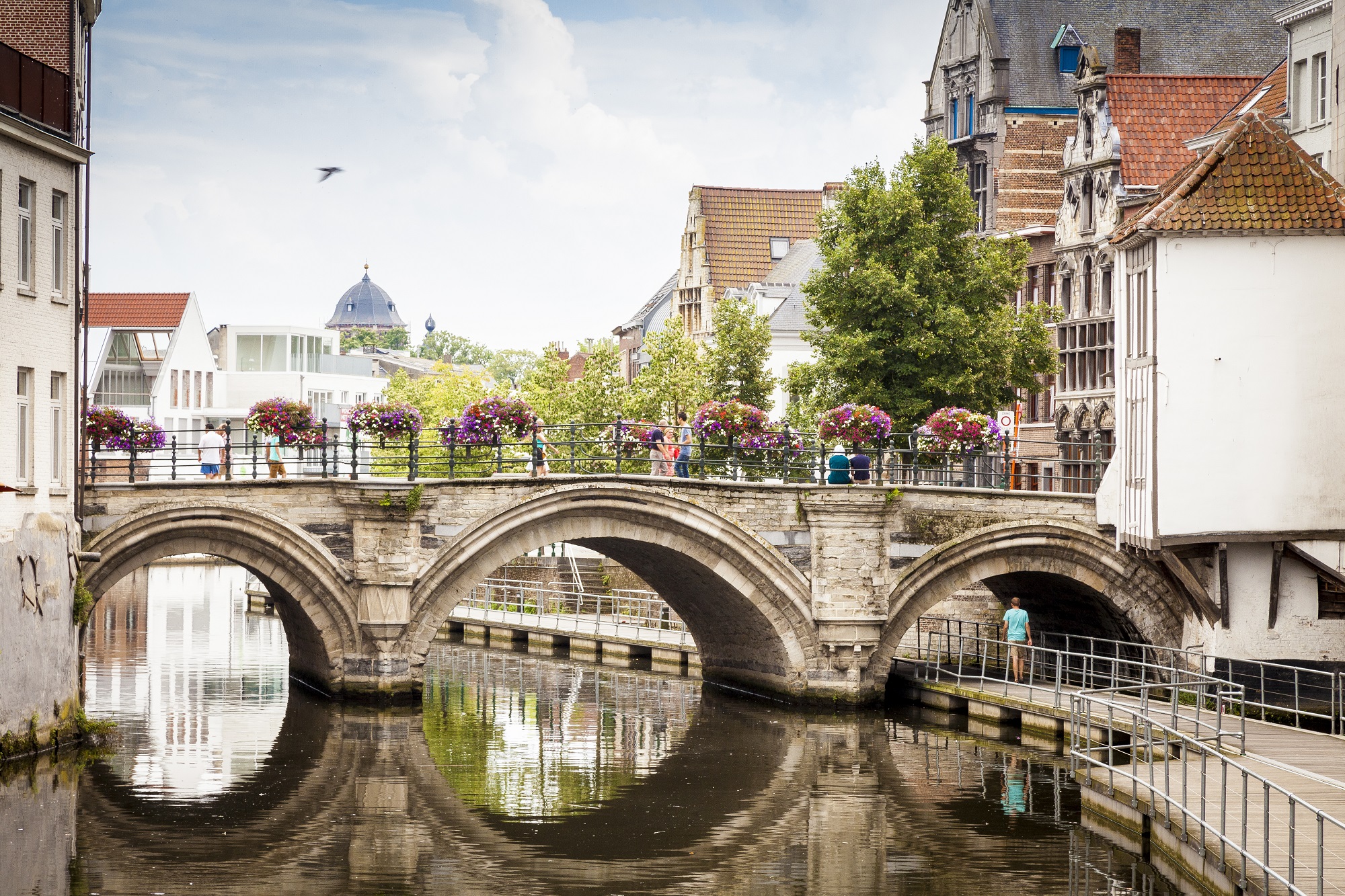 Large Bridge (Grootbrug) Mechelen ©Visit Mechelen - Aikon